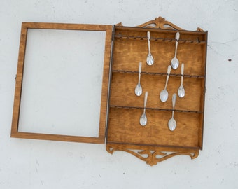 36スプーンディスプレイケース ウォールラック キャビネットホルダー