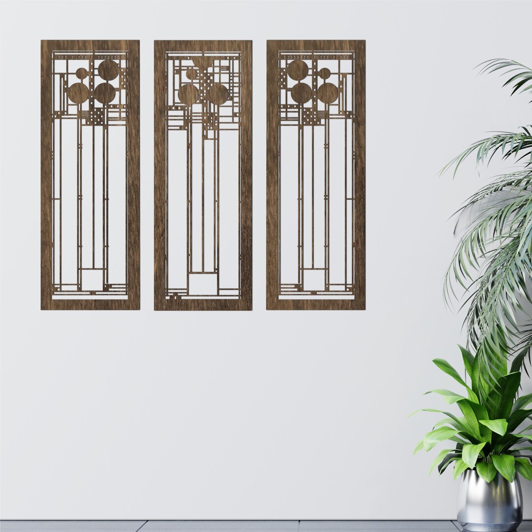 Boho Wood Wall Art, Boho Wall Decor Wood, Boho Wall Art Set of 3