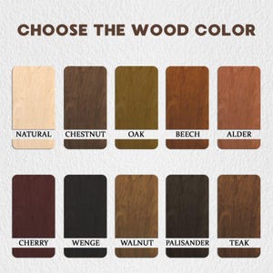 choose the wood color for your furniture
