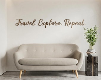 Letrero de pared de madera contrachapada personalizado, letrero con nombre personalizado, letras de madera cursivas, letrero con cita personalizada, arte de pared con nombre familiar, letrero de boda