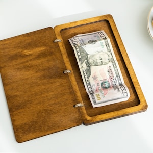 Restaurant check presenter, Check presenter wood, Custom check presenter, Restaurant check holder, Check holder wood, Guest check presenter