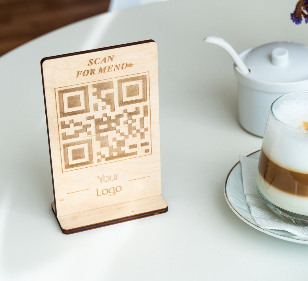 Restaurant QR Code, Qr Menu Stand, Qr Code Menu Sign, Custom Qr Code