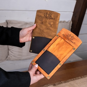 Restaurant Scheckkarte, Scheckkarte benutzerdefinierte Scheckkarte, Scheckhalter, Rechnung halter, Gastscheck, Scheckbox, Holzscheckkarte