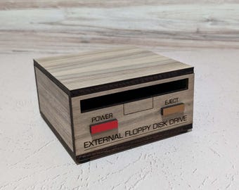 Storage Box for Floppy Disk Drive Coaster Set (Coasters not included)