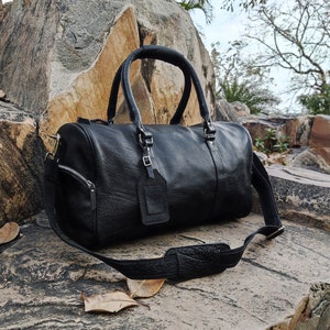 Buy Leather Gym Bag Online In India Etsy India