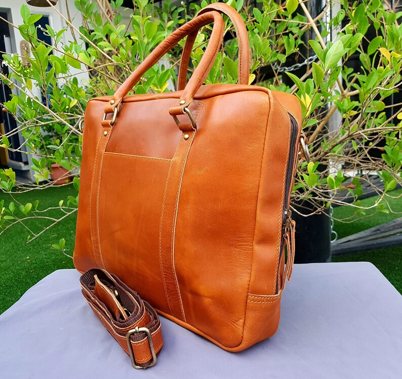 Mens leather messenger bag mens leather messenger bag Etsy