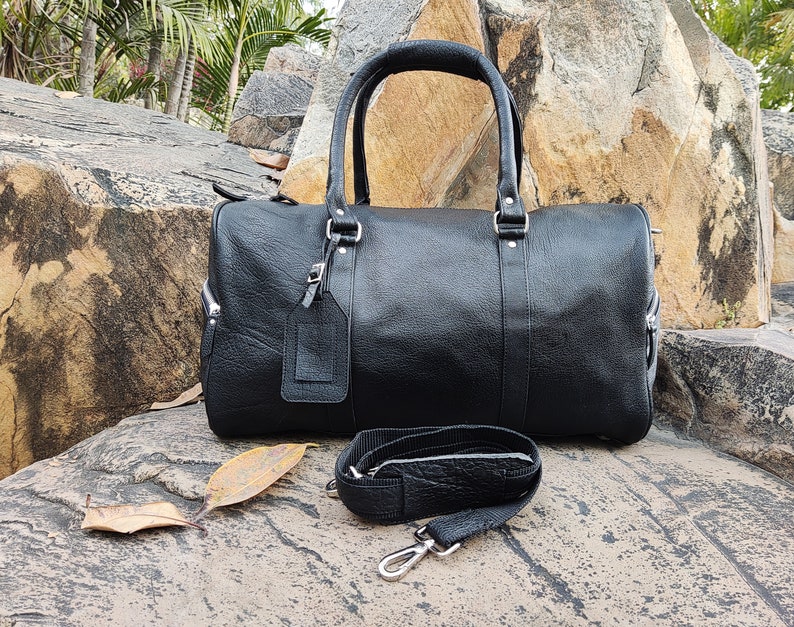 Weekend Bag, Leather Duffle Bag, Mens Leather Bag