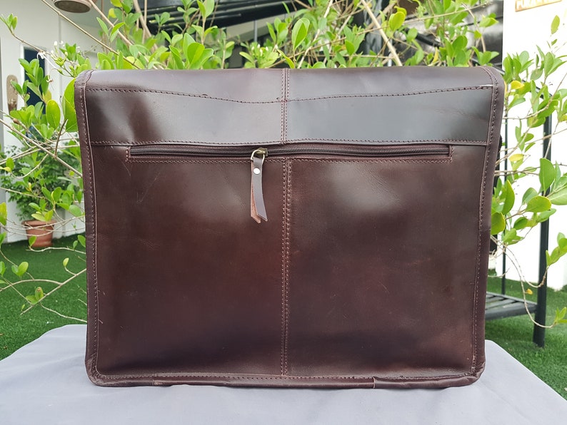 Leather crossbody satchel Handmade Leather Messenger Bag Personalised Laptop Bag Men\u2019s Briefcase Bag