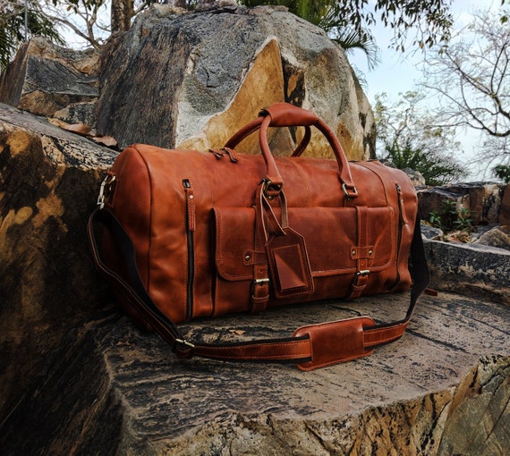 Benjamin Leather Duffle Bag