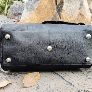 Weekend Bag, Leather Duffle Bag, Mens Leather Bag