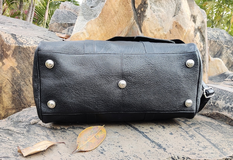 Weekend Bag, Leather Duffle Bag, Mens Leather Bag