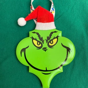 Grinch Christmas Ornament, Green Christmas Ornament, Stocking Stuffer, Grinch Lover, Holiday Ornament, Friend Ornament, Coworker gift
