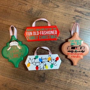 Christmas Vacation Ornaments, National Lampoon&#39;s Christmas Vacation, Funny Christmas Ornament, Griswold Ornament, Clark Griswold