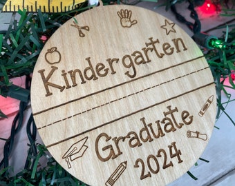 Kindergarten Graduation Keepsake, Kindergarten Graduation Ornament, Kindergarten Grad Gift, Preschool Graduation Keepsake