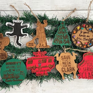 Engraved Christmas Vacation Ornaments, National Lampoon&#39;s Christmas Vacation, Funny Christmas Ornament, Griswold Ornament, Clark Griswold