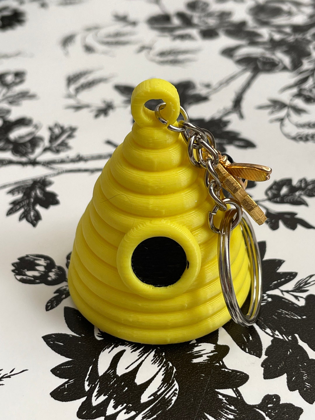 Bee Keyring, Beehive Keychain, 3d Printed Beehive, Apiary Gift, Bee ...