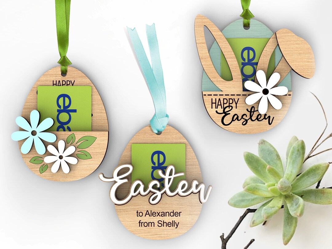 Easter Gift Card Holder, Easter Bunny Gift Card Holder, Easter Egg Gift