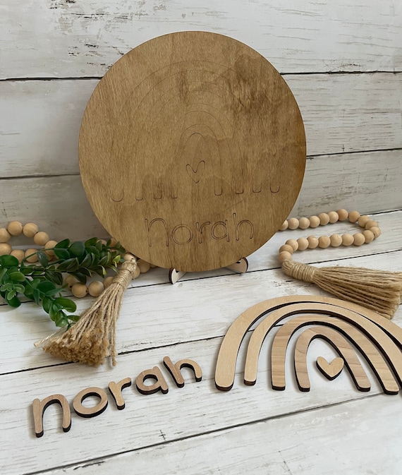 Paint Your Own Name Kit, Wooden Name Sign, Personalized Name Sign, Personalized Gifts, Gifts for Kid's Birthdays, 3d Name Sign,