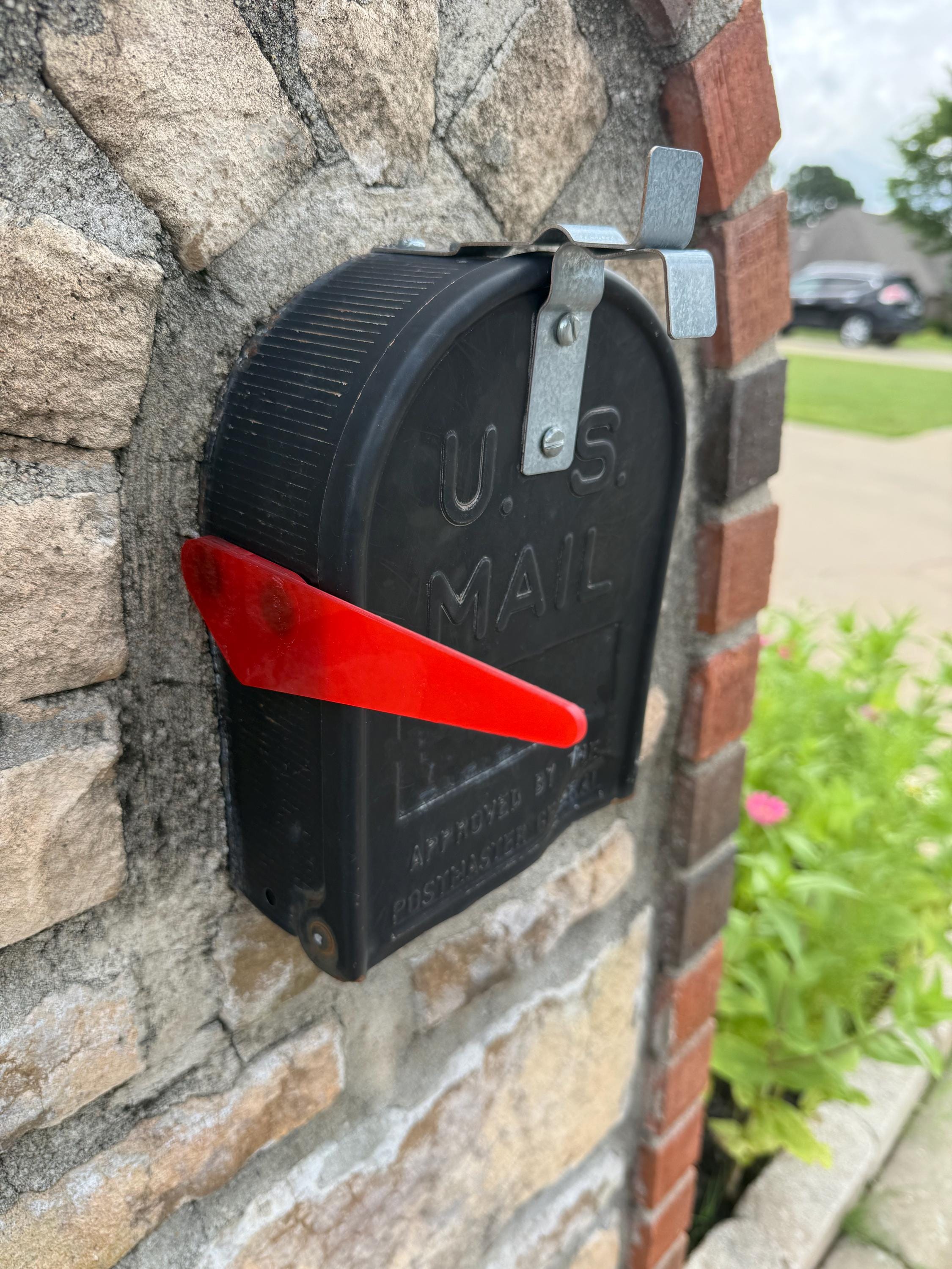 Mailbox Flag for Stucco, Brick Mailbox Flag, Mailbox Flag Replacement