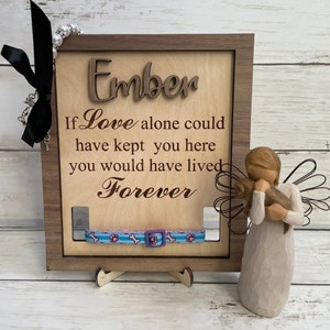 Dog Memorial Sign, Personalized Dog Name Sign, Dog Collar Memorial, Pet Loss Gift, Personalized Pet Memorial Gift, Bereavement Gift