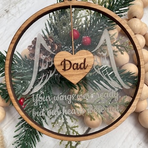 Personalized Remembrance Gift, Bereavement Gift, Engraved Ornament, Christmas Ornament, Sympathy Gift, Memorial Christmas Ornament
