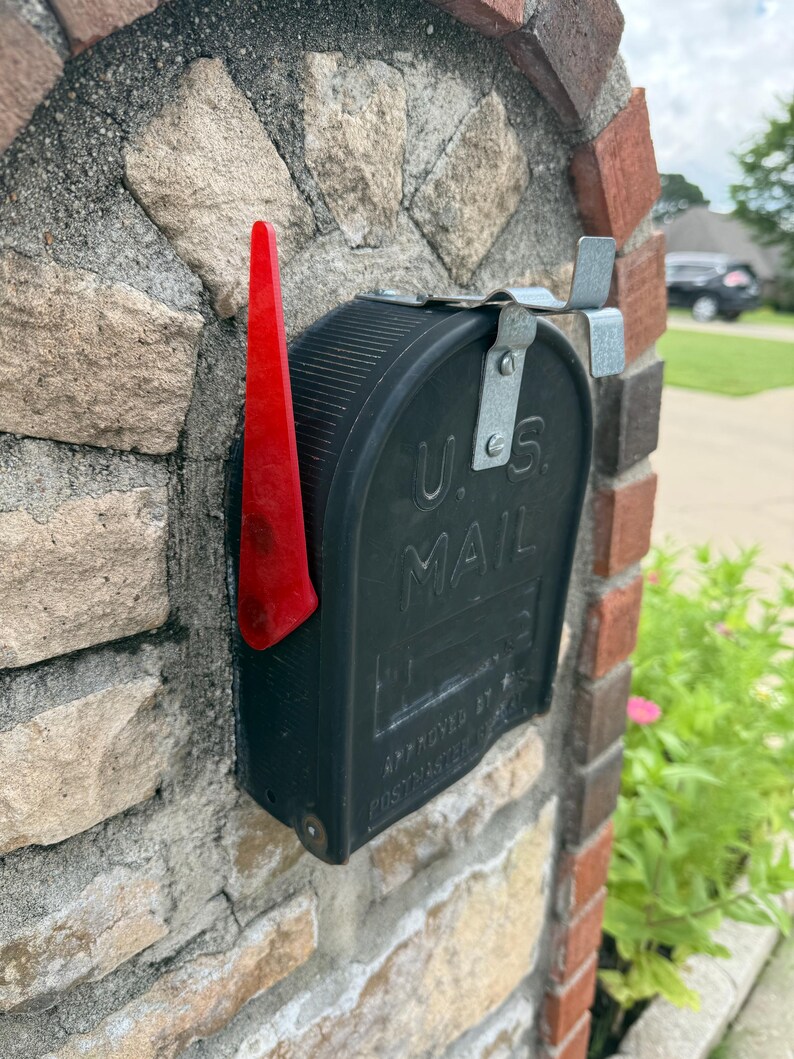 Mailbox Flag for Stucco, Brick Mailbox Flag, Mailbox Flag Replacement