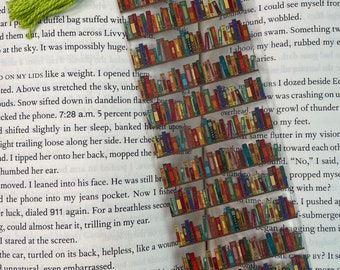 Segnalibro in acrilico, segnalibro per libreria, segnalibro da scaffale, regalo per amanti dei libri, regalo per bibliotecari, regali per club del libro, segnalibro per amanti dei libri, club del libro