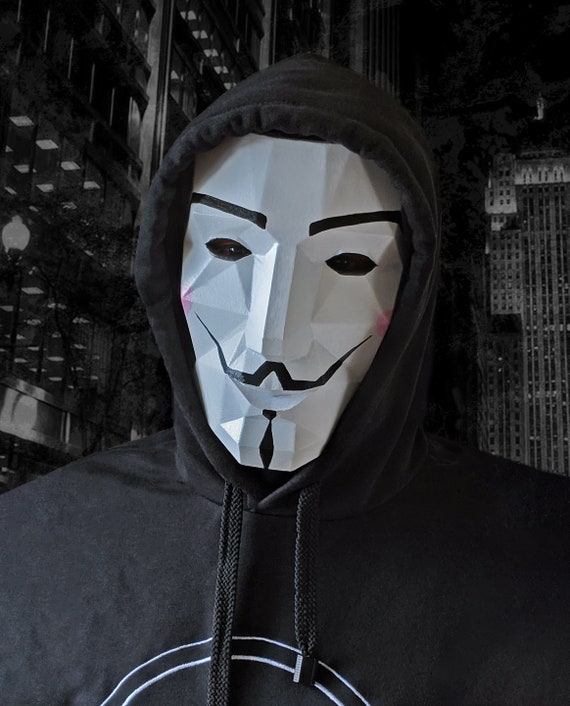 GUY FAWKES  Lancer Tactical Guy Fawkes Full Face Airsoft Mesh Mask