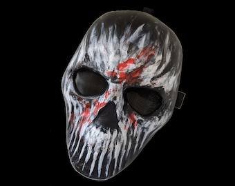 Creepy cosplay mask, skull mask, diy decor,  scary mask, Halloween mask, Dead by daylight mask, dbd mask, unique gift for him, horror mask