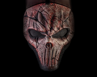 Cosplay skull demon mask, scary horror 3d printed mask, Halloween mask