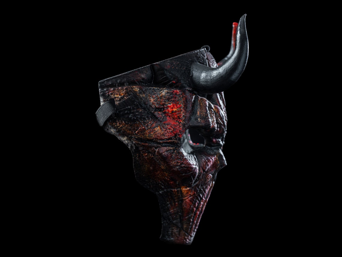 Devil Skull Mask, Cosplay Diablo Mask, 3d Demon Printed Mask, Halloween ...