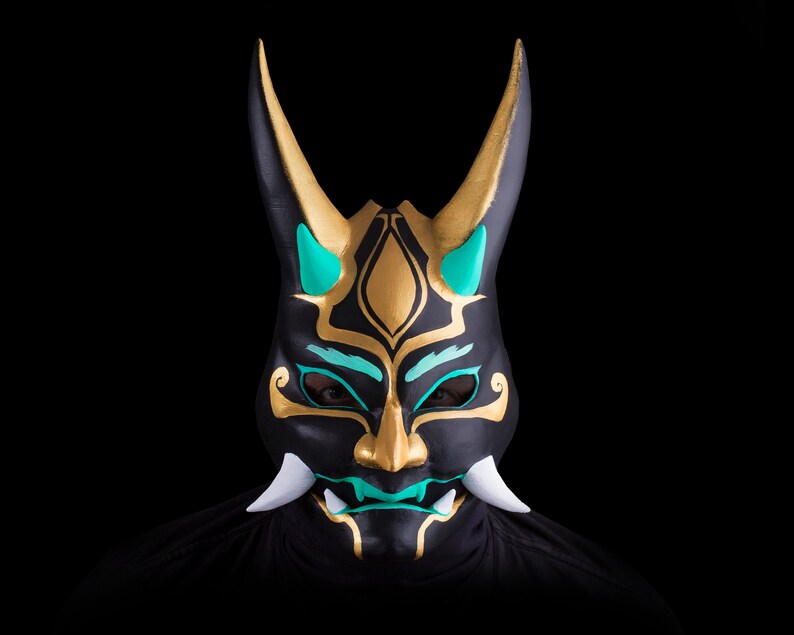 Genshin Impact Xiao Mask Anime Cosplay mask 3D Printed Demon | Etsy