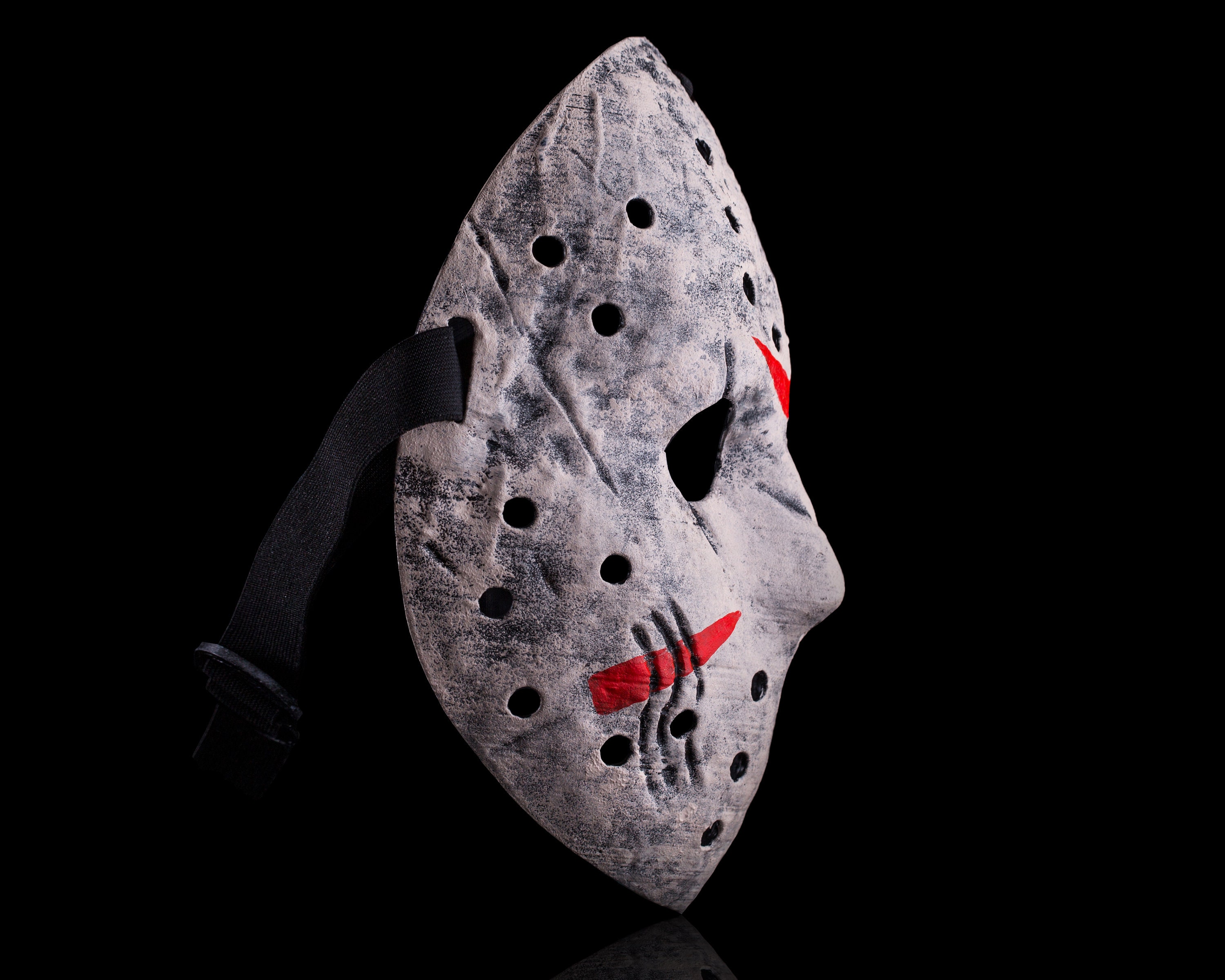13日の金曜日、ジェイソン・ボーヒーズのホッケーマスク、ホラー映画の 
