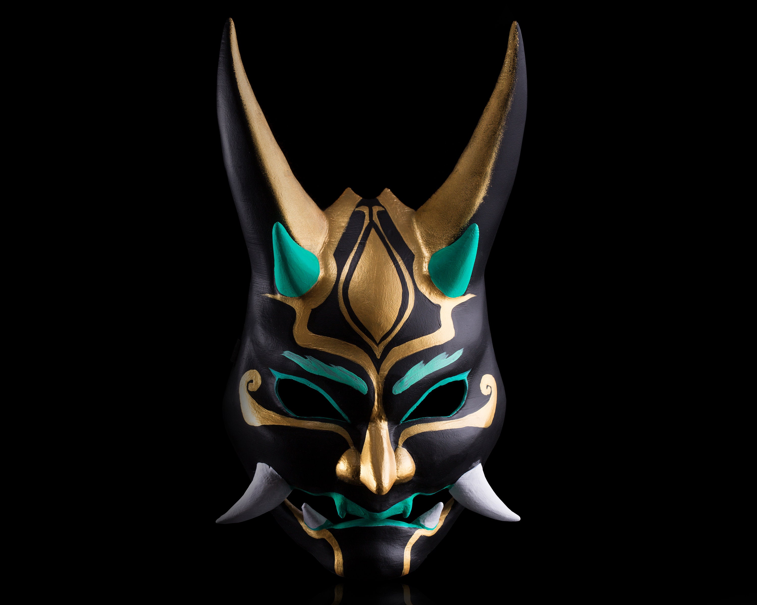 Xiao Genshin Impact Mask cosplay demon mask plastic | Etsy