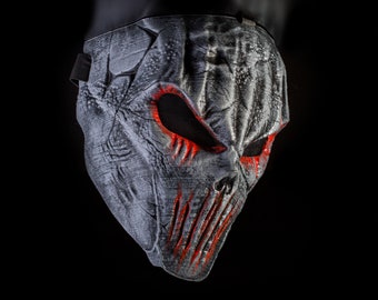 Scary horror mask, Demon cosplay mask,gift for him, 3d printed, steampunk mask,1 year anniversary, gift for boyfriend, 8th anniversary gift