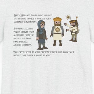 Holy Grail Toys Unisex Graphic Print T-Shirt Retro Vintage Comedy Film