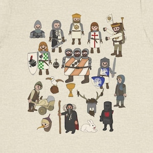 Holy Grail Toys Unisex Graphic Print T-Shirt Retro Vintage Toys