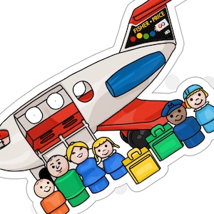 Little Family Vacation Kiss-Cut Stickers
