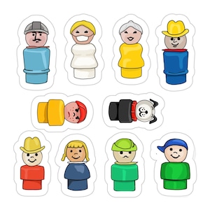 Fisher Price My Family Transparent Outdoor Stickers