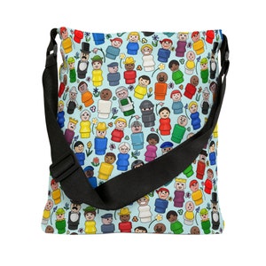 Sac fourre-tout réglable Little People and Flowers de Fisher Price (AOP)