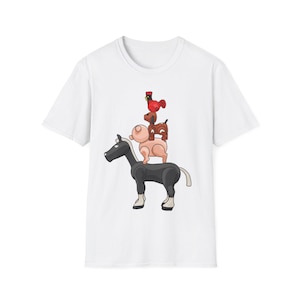 The Little Farm Musicians Unisex Softstyle T-Shirt