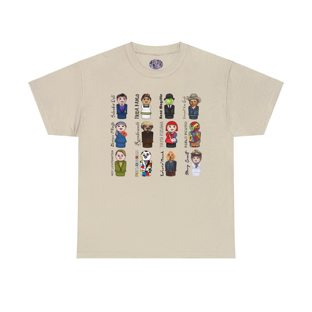 Portraits of the Artists - Unisex Heavy Cotton Tee - Etsy