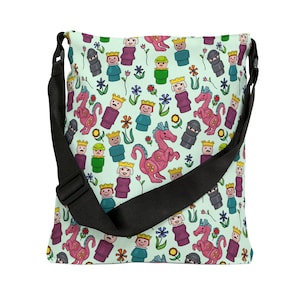 Royal Family All-Over Print Adjustable Tote Bag (AOP)