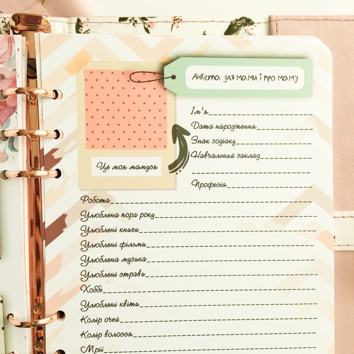 Teenage Girl Diary Printable Planner Pages Household Planner Digital