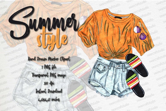 {Clipart} Summer Clothes