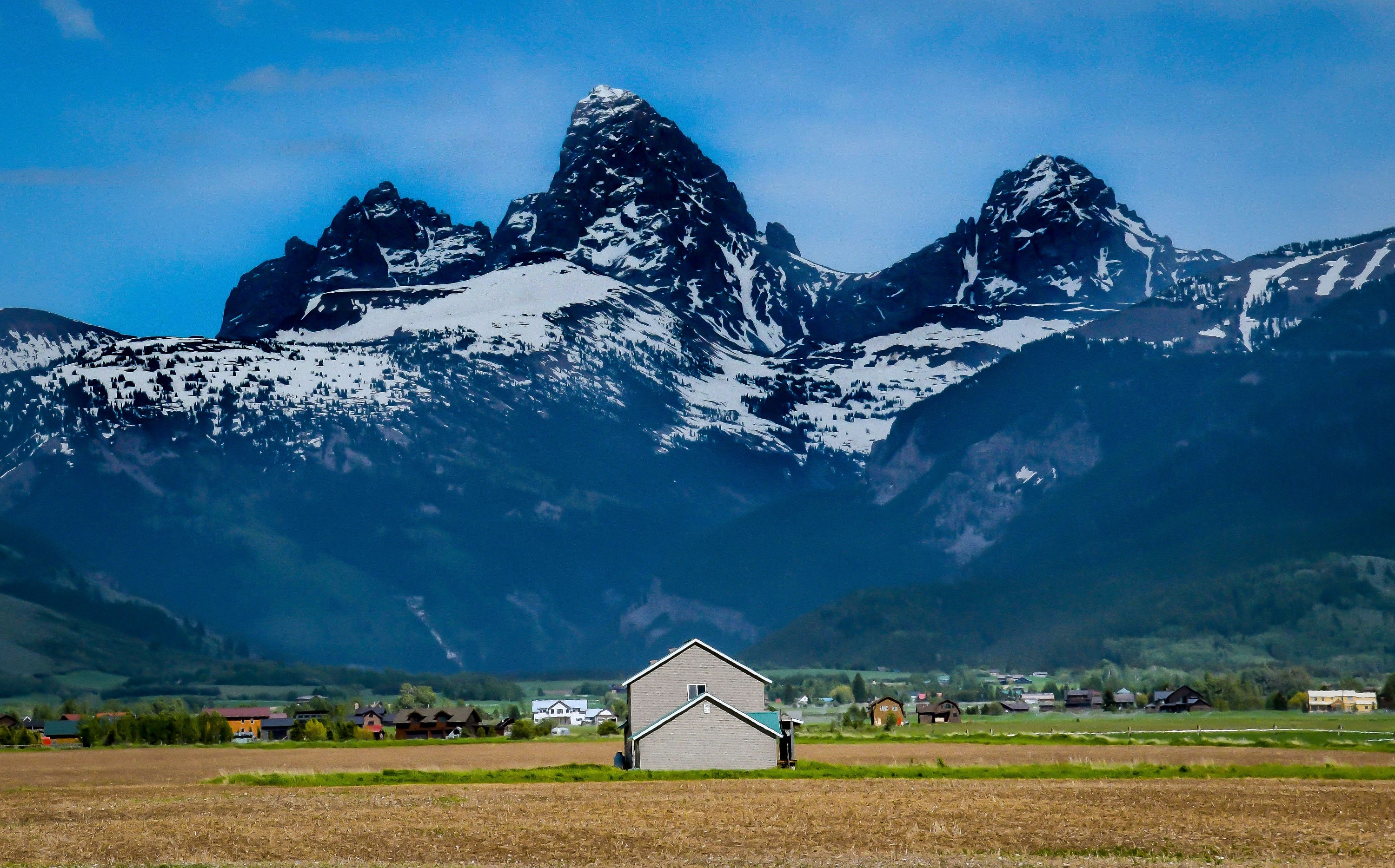 Grand Teton Mountains Seen From Idaho Etsy