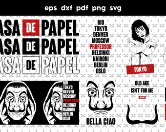 Download La Casa De Papel Svg Etsy