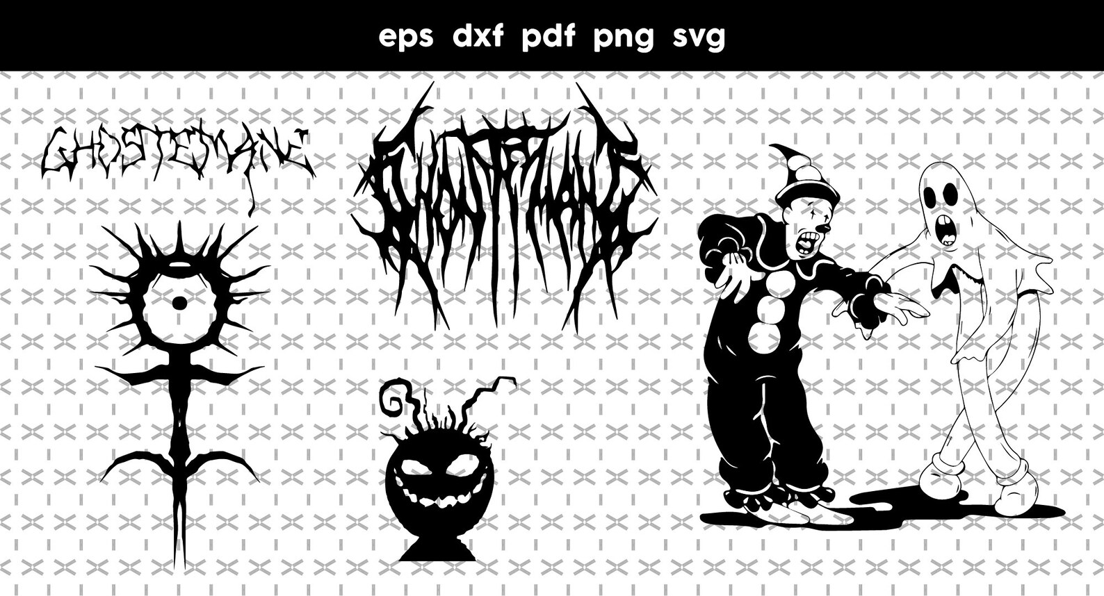 Ghostemane Files for Cricut SVG Files for Laser Cut DXF Etsy