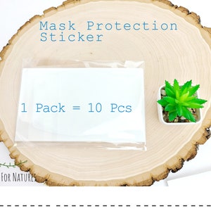 Detachable Sticky Cotton Filter Disposable Face Mask Sticker Apply Adhesive Pad Extra Protection