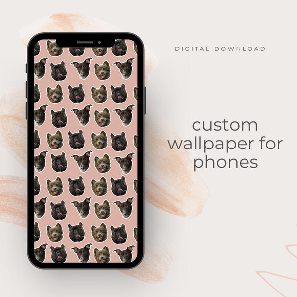 DIGITAL FILE | Personalized wallpaper for phones | Compatible with iPhone